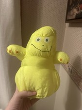 Vintage Stuffins Green/Yellow Ghost Nylon Plush Stuffed Toy