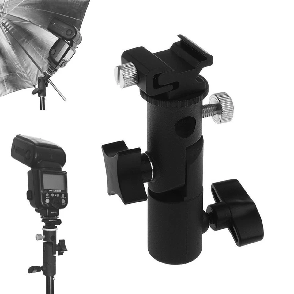 Flash Hot Shoe Umbrella Holder Flash Mount Adapter Package Content Tripod Flash - Image 2 of 4
