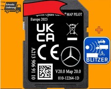 SD KARTE für MERCEDES GARMIN MAP PILOT V20 A2139069110 NTG5 STAR2 EUROPA