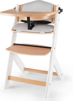 Kinderkraft ENOCK, wooden baby chair, with cushion, evolutionary, multifunctional