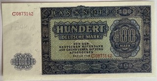 100 Deutsche Mark 1948 DDR kassenfrisch