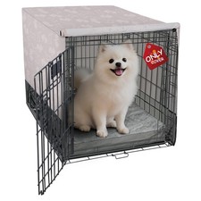 Breathable Dog Crate Cover, 24 inches Dog Print 