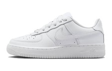 Nike Air Force 1 LE GS 'Triple White' Kids FV5951-111 New Authentic