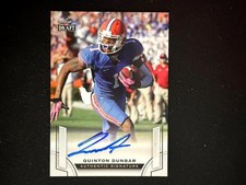 Quinton Dunbar 2015 Leaf Draft Autograph Auto Rookie RC Florida Gators D46