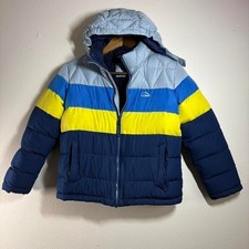 L.L. Bean Kids Youth Boys Size M 10-12 Down Puffer Winter Jacket Downtek Zip Up