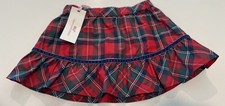 Vineyard Vines NWT Girls 4T Merry Plaid Skirt 4 NEW 60