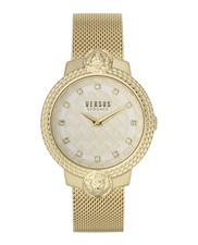 Versus Versace Womens IP Yellow Gold 38mm Bracelet Fashion Watch