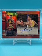 2022 Panini Select UFC Jessica Andrade #OA-JAD Octagon Action Red Prizm /99 Auto
