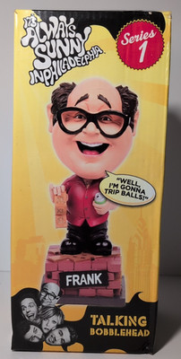 IT'S ALWAYS SUNNY Frank Talking Bobblehead Series 1 Beeline Danny DeVito NIB