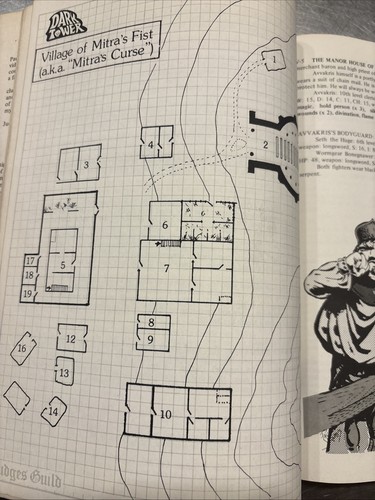 Judges Guild D&D Module Dark Tower (1st Ed, 1st) VG+ - Picture 6 of 8