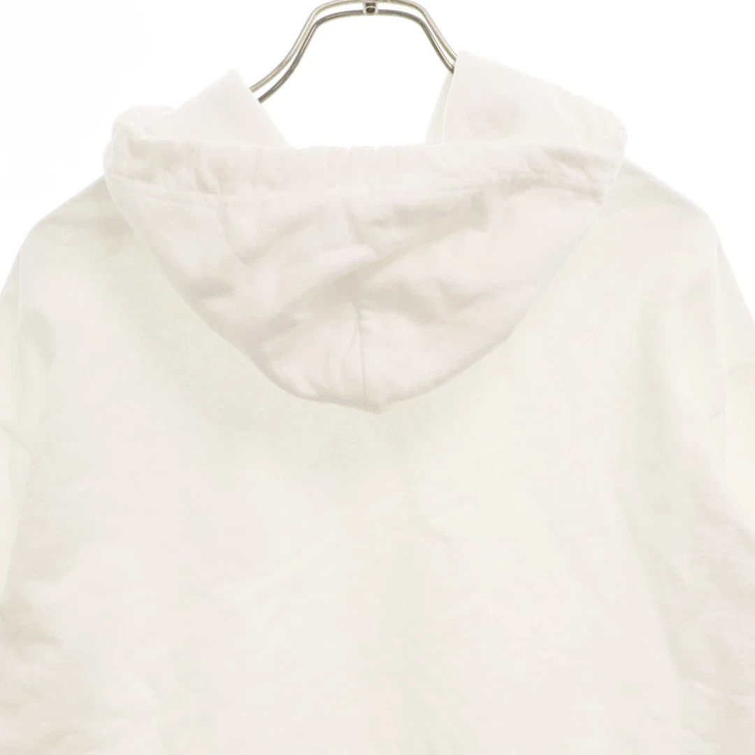 Felpa con cappuccio pullover Chrome Hearts SWTSHRT PLVR manica stampa inglese bianca usata bf82c