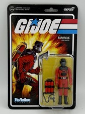 SUPER7 G.I. Joe 3.75  ReAction Wave 7 Barbecue Action Figure  JCE019
