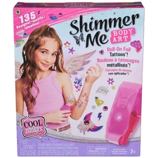 Cool MAKER, Shimmer Me Body Art with Roller, Gems & 3 Foils, 135 Metallic Tempor