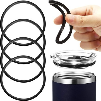 20 oz Replacement Rubber Lid Seals O Shaped Resealable Gaskets for Black
