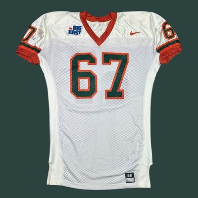 Vintage Miami Hurricanes Issued Game Fishman Nike Authenti UM