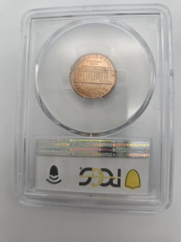 1974 D Lincoln Memorial Cent DDO DDR PCGS MS 64 RB - Image 2 of 2