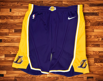 lakers icon shorts