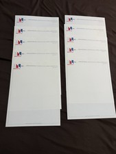 Letterhead 10 Sheets Of NBC BROADCAST 1980s Vintage Stationery Unused Lot