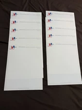 Letterhead 10 Sheets Of NBC BROADCAST 1980s Vintage Stationery Unused Lot