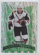 2017 Upper Deck Parkhurst Prominent Prospects Green 99/399 Christian Fischer 0c3