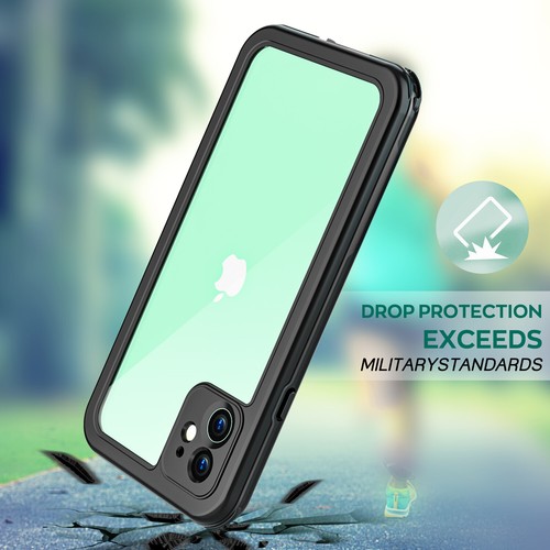 For iPhone 11 / 11 Pro / Pro Max Case Crystal Ultra Clear Waterproof Shockproof - Imagen 3 de 7