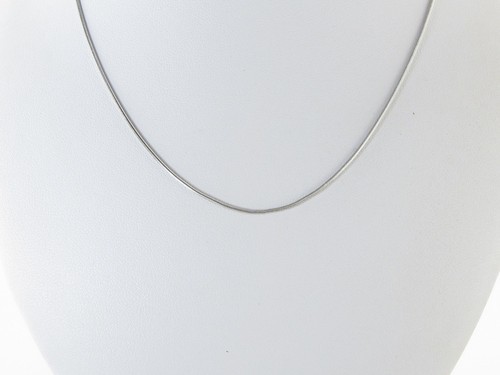 14k White Gold Snake Chain Necklace 16 