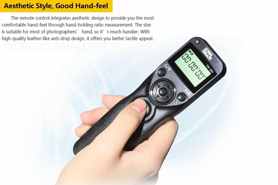 Pixel TW-283 Wireless Timer Remote Control Shutter Release For Canon Nikon Sony - Image 4 of 4