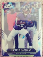 2021 Panini Chronicles Score Prizm Update Rookies #415 Rashod Bateman Baltimore