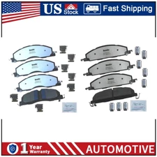 BENDIX FLEET METLOK Disc Brake Pad Set Front Rear 2x Fits Ram 2500 Dodge PZ