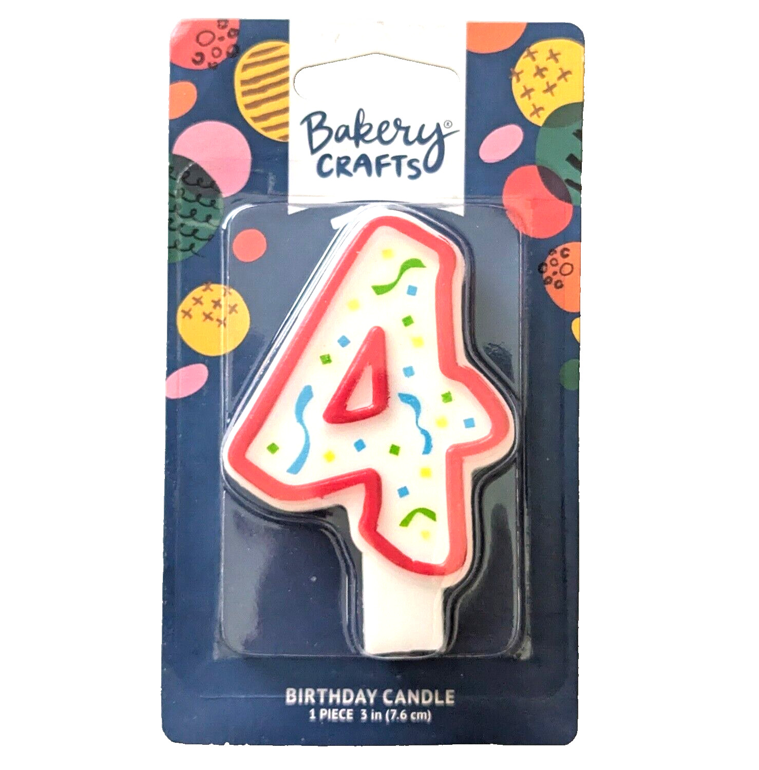 Пекарня поделок из 3-дюймовых свечей на День рождения номер 4 1990₽