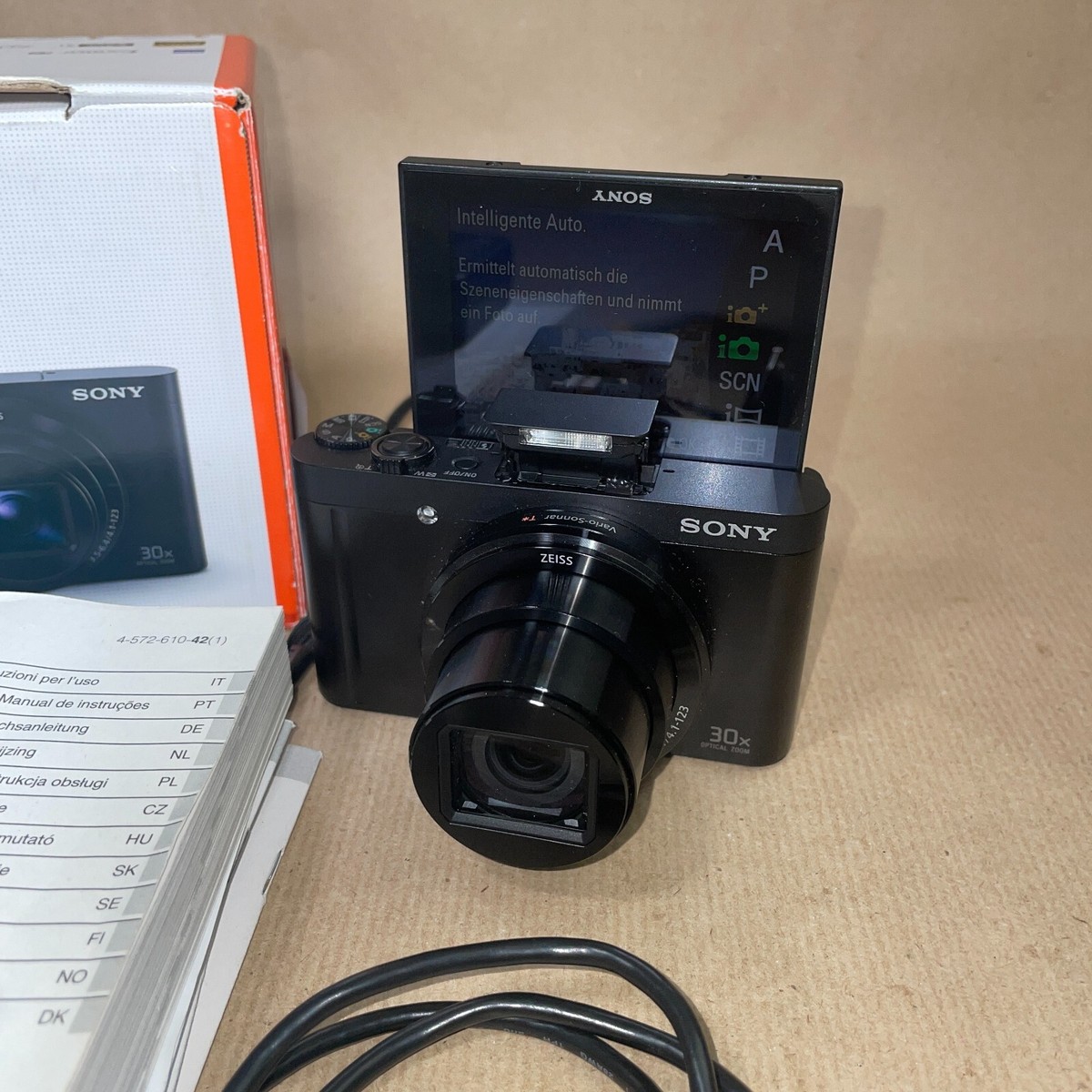 Sony DSC-WX500 Digital Camera 18.2 Mp 30x Optical Zoom Black