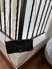 Zadig & Voltaire Bag Rock N Roll Rocky Chains Crossbody Black Leather