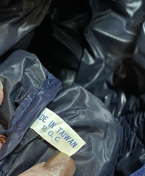 Borsa vintage YSL Yves Saint Laurent blu navy borsa da notte Weekender bagaglio