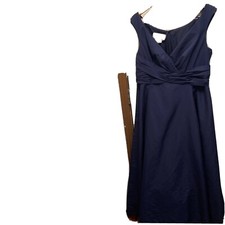 davids bridal bridesmaid dress blue 18