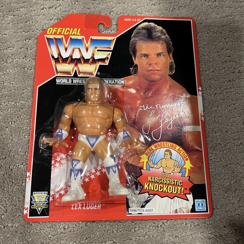 1994 Hasbro red card series 8 WWF Lex Luger Wrestl...