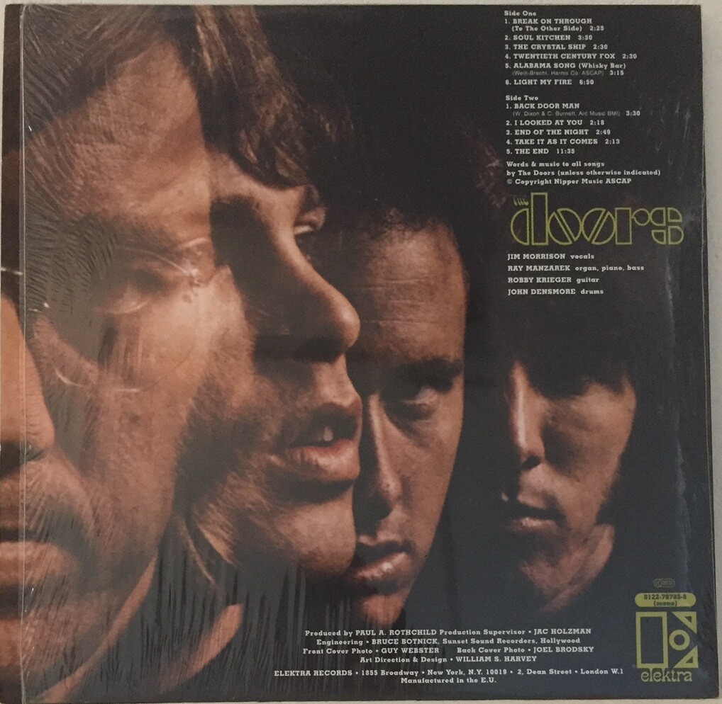 Doors / The Doors☆8122-79788-8(mono), 180 Gram Vinyl, Shrink, NM