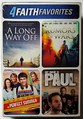 4 Faith Favorites [DVD] 4-Disc Set - 2016, Word Entertainment - BRAND NEW