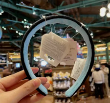 Authentic Disney with Tag Custom Your Ear Headband Black Blue Color Disneyland