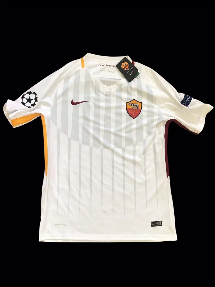 希少　as roma ジャージ上 赤/白as roma L AS Roma White International Club Soccer Fan Jerseys for sale | eBay