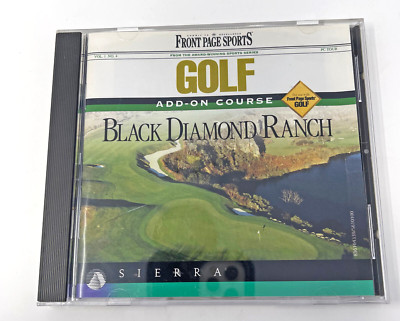 Front Page Sports Golf Add On Course: Black Diamond Ranch Sierra WIN 95 CD-ROM