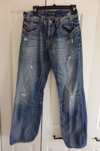 MEK DNM Jeans Bootcut 30X34(32) 100% Authentic Denim - Picture 5 of 5