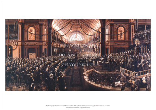 First Australian Parliament A2 Art Print – Melb. May 1901 – 59 x 42 cm Poster - Picture 1 of 3