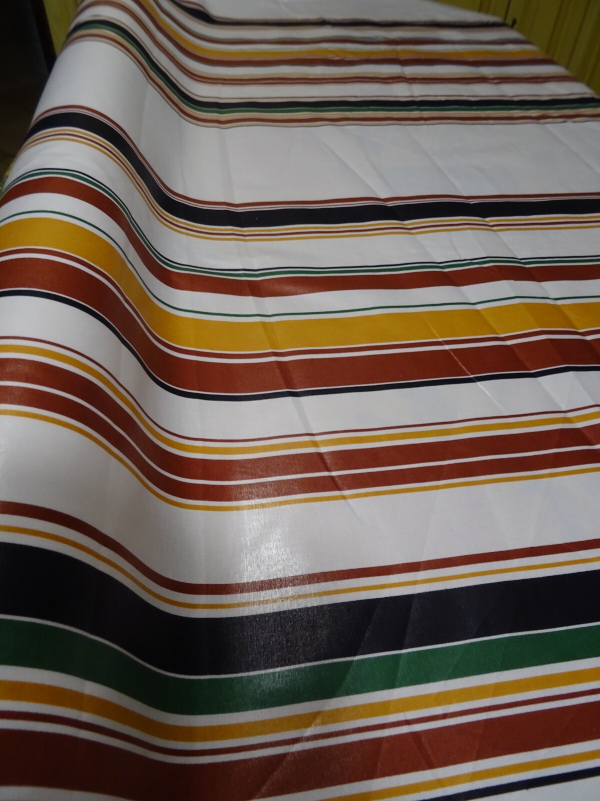 Tissu rayures plastifié étanche pour aménagement de bateau et terrasse