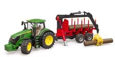 Genuine John Deere 7R 350 with Forestry Trailer Play Set Gift Idea