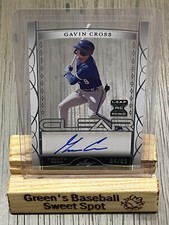 2022 Leaf Trinity Baseball Gavin Cross Clear XRC Auto 64/99 Kansas City Royals