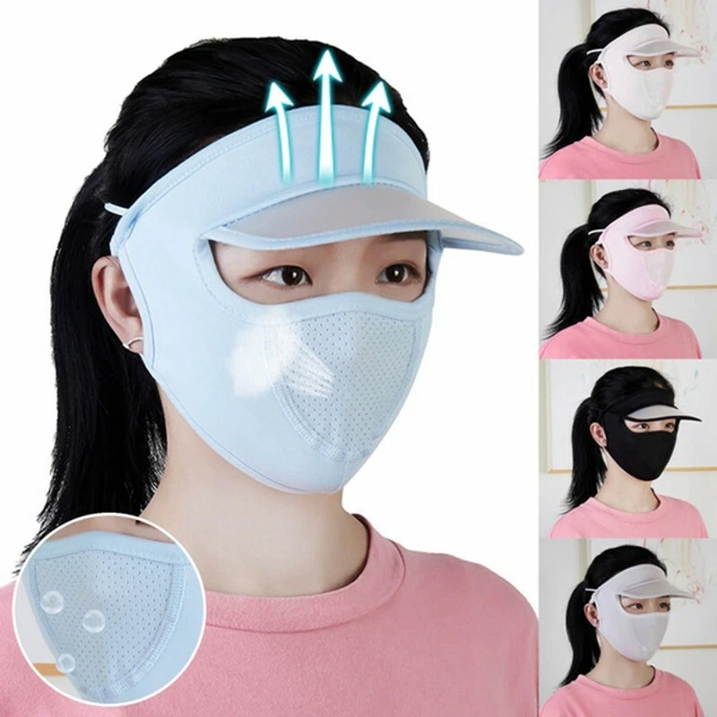 Sunscreen Full Face Mask Summer UV Protection Cycling Outdoor Sun