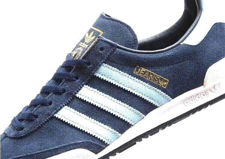 Adidas Jeans Originals Mens Shoes Trainers Uk Size 12 IE5318 BLUE WHITE
