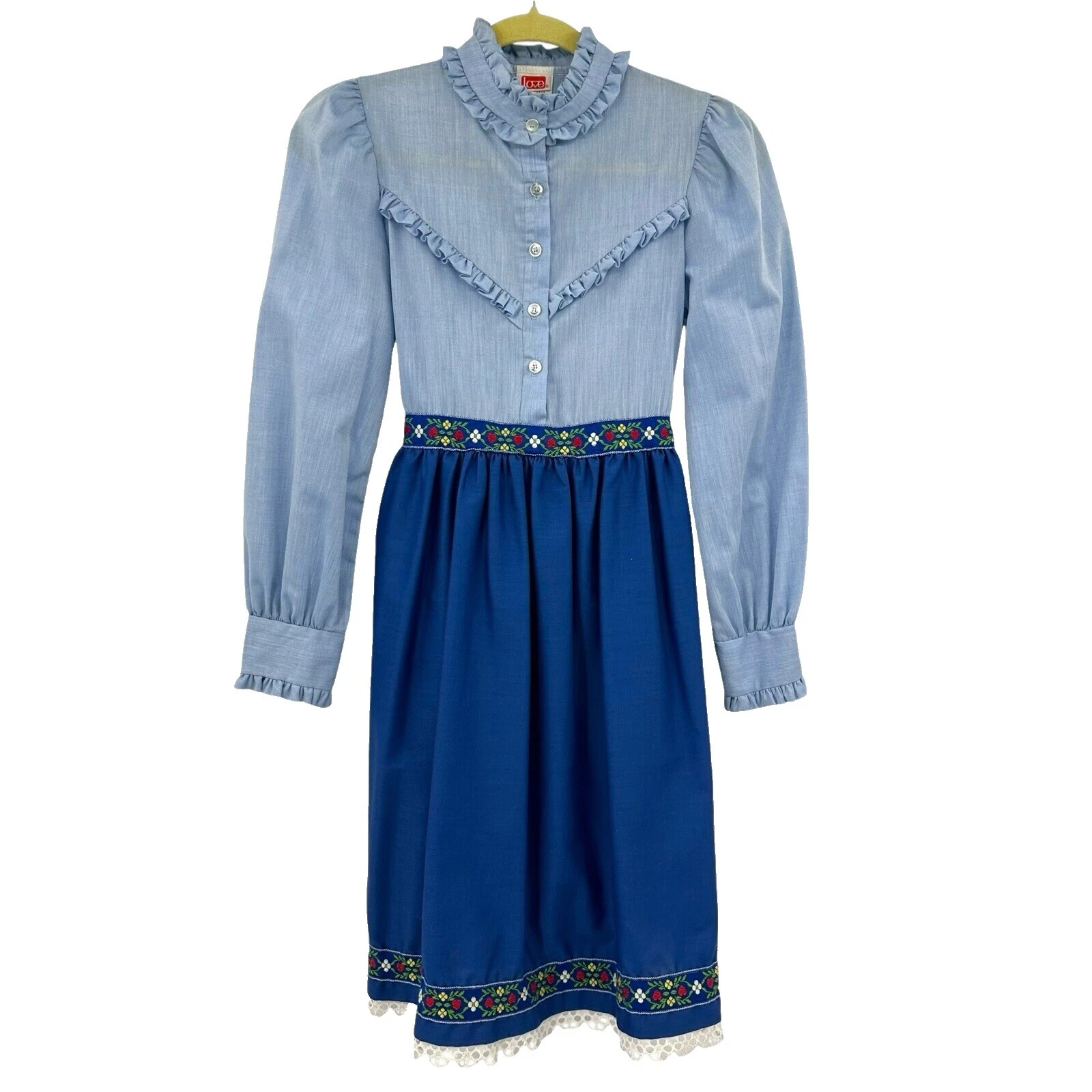 Niñas Vestidos VINTAGE Eduardiano para Niñas