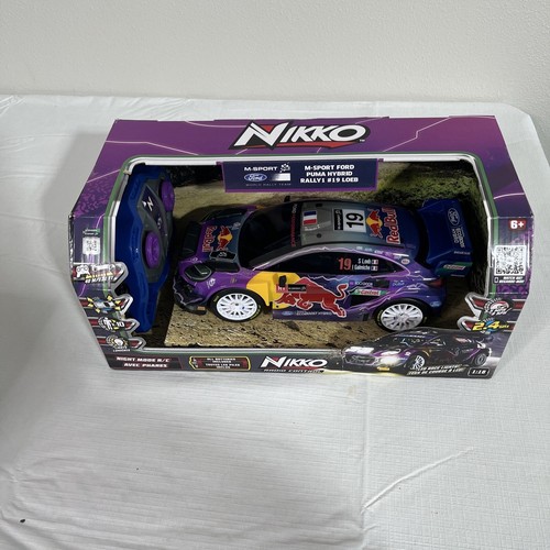 Telecomando Nikko M-Sport Ford Puma Hybrid Rally 1 #19 LOEB Red Bull 1:18 - Foto 1 di 12
