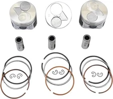 72.5MM Piston Kit & Rings Set +0.5MM/0.02 INCH Oversize for Kubota D902 Engine